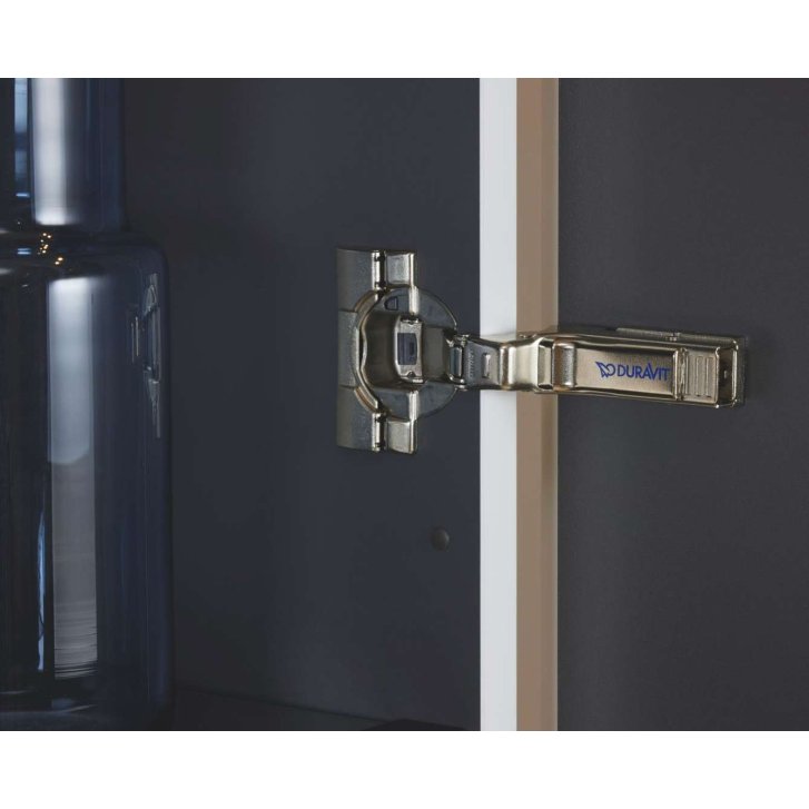 Duravit L-Cube - Vysoká skrinka, 176x40x36 cm, pánty vľavo, biela mat LC1180L1818