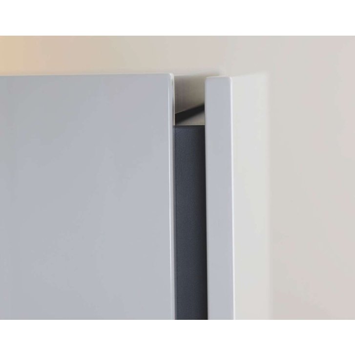 Duravit L-Cube - Vysoká skrinka, 176x40x36 cm, pánty vľavo, biela mat LC1180L1818