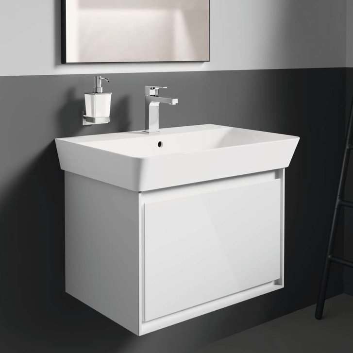 Ideal Standard IOM Square - Dávkovač mydla s držiakom, matné sklo/chróm E2252AA