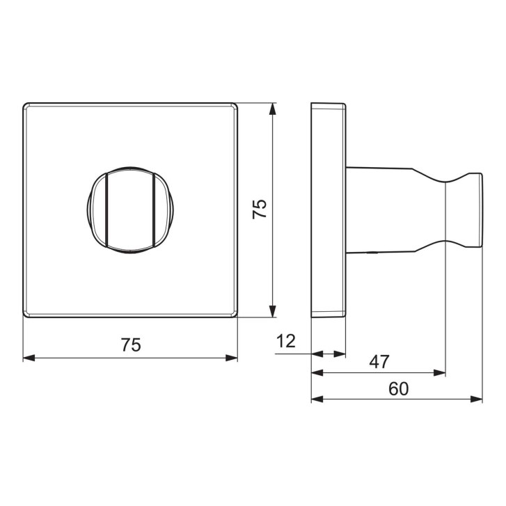 Hansa Living - Držiak sprchy, chróm 44440200