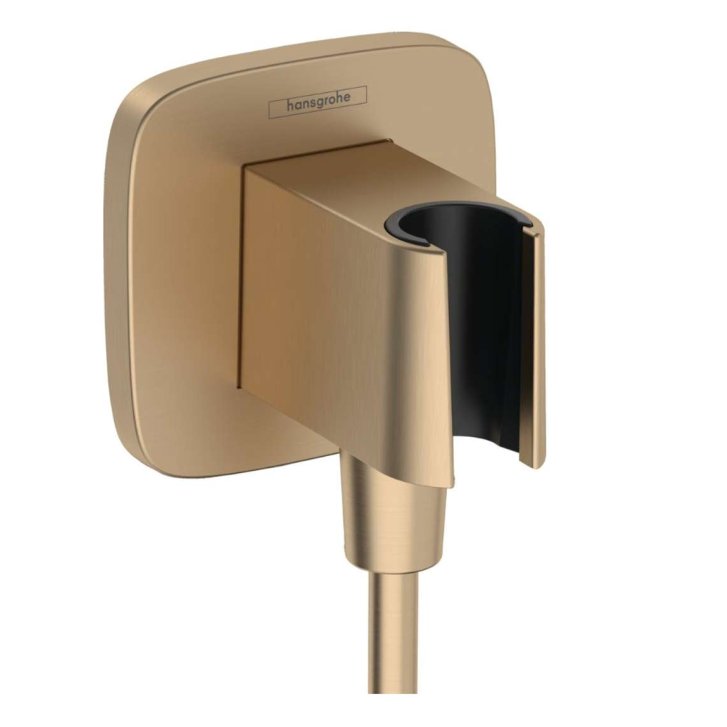 Hansgrohe Fixfit - Sprchové kolienko s držiakom, kefovaný bronz 26887140
