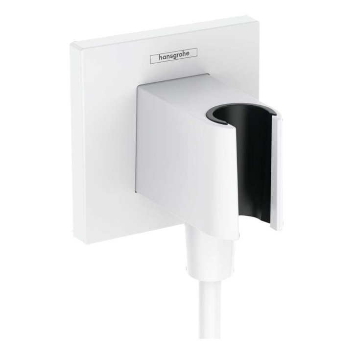 Hansgrohe Fixfit - Sprchové kolienko s držiakom, matná biela 26889700