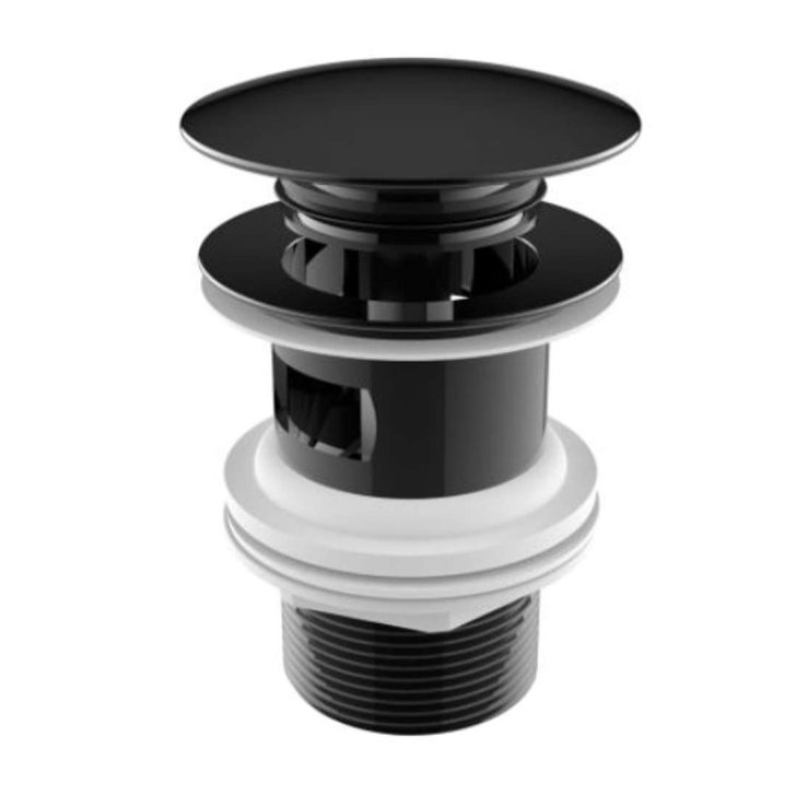 Roca Aqua - Umývadlový výpust Click-Clack, titanium black A5054015CN