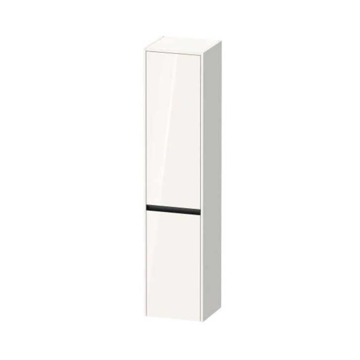 Duravit Ketho.2 - Vysoká skrinka, 176x40x36 cm, 2 dvierka, pánty vľavo, lesklá biela K21329L22220000