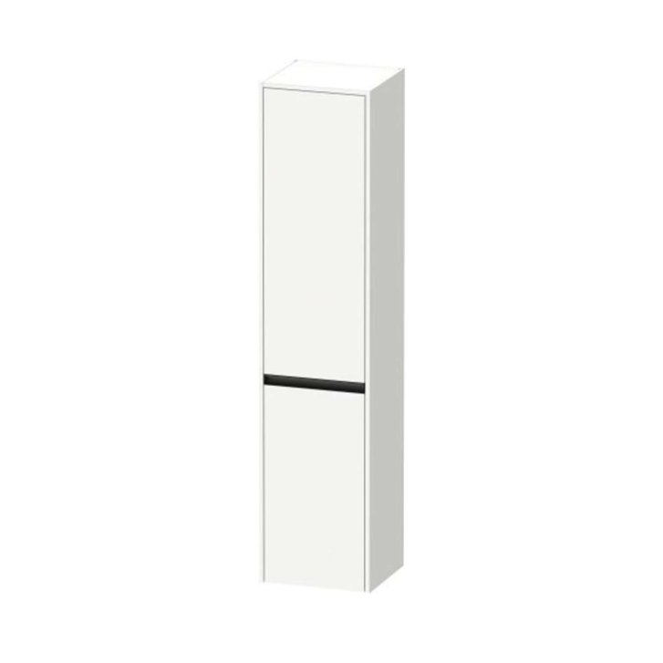 Duravit Ketho.2 - Vysoká skrinka, 176x40x36 cm, 2 dvierka, pánty vpravo, matná biela K21329R18180000