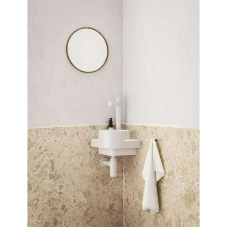 Ravak - Designový sifón, matná biela X01800