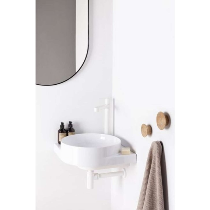 Ravak - Designový sifón, matná biela X01800
