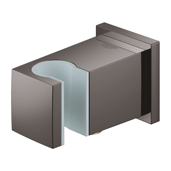 Grohe Euphoria Cube - Nástenné kolienko s držiakom, Hard Graphite 26370A00