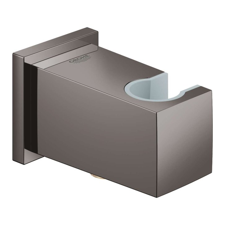 Grohe Euphoria Cube - Nástenné kolienko s držiakom, Hard Graphite 26370A00