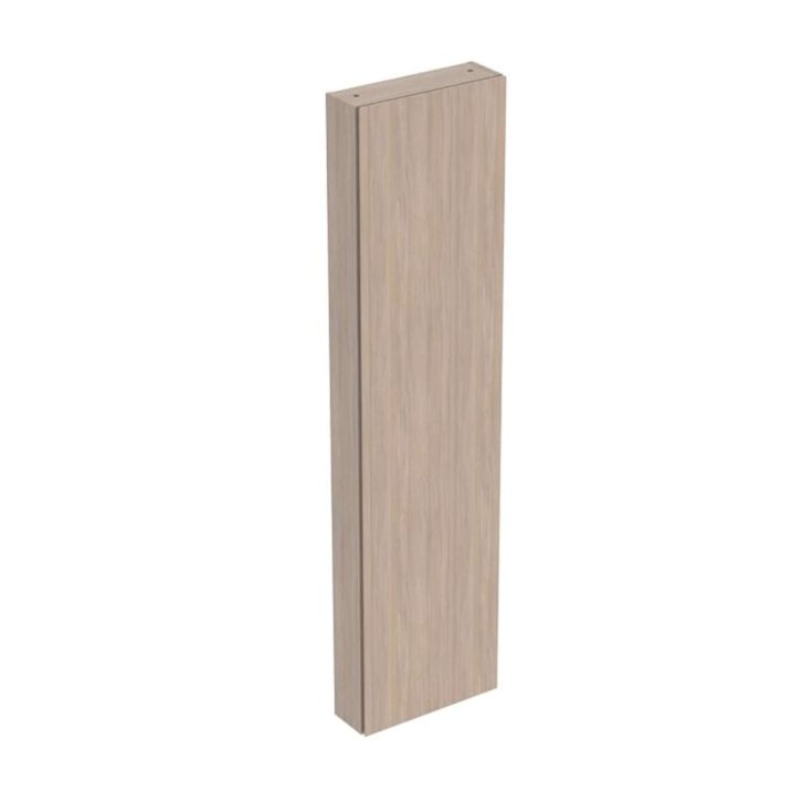 Geberit iCon - Vysoká skrinka 180x45x15 cm, 1 dvierka, pánty L/P, vnútorné zrkadlo, dub 502.317.JH.1