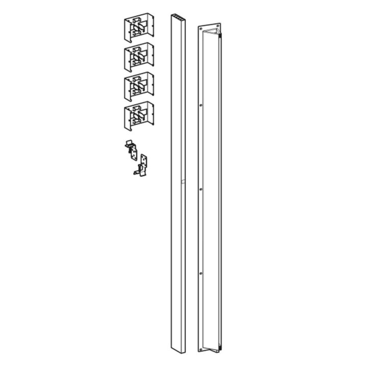 Geberit - Inštalačný prvok pre sprchovú stenu Walk-In, do systémových stien Geberit Duofix 111.596.00.1
