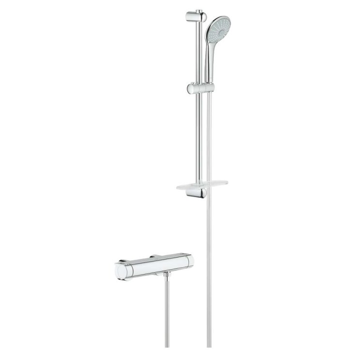 Grohe Grohtherm 2000 - Termostatická sprchová batéria, sprchová súprava 60 cm, chróm 34195001