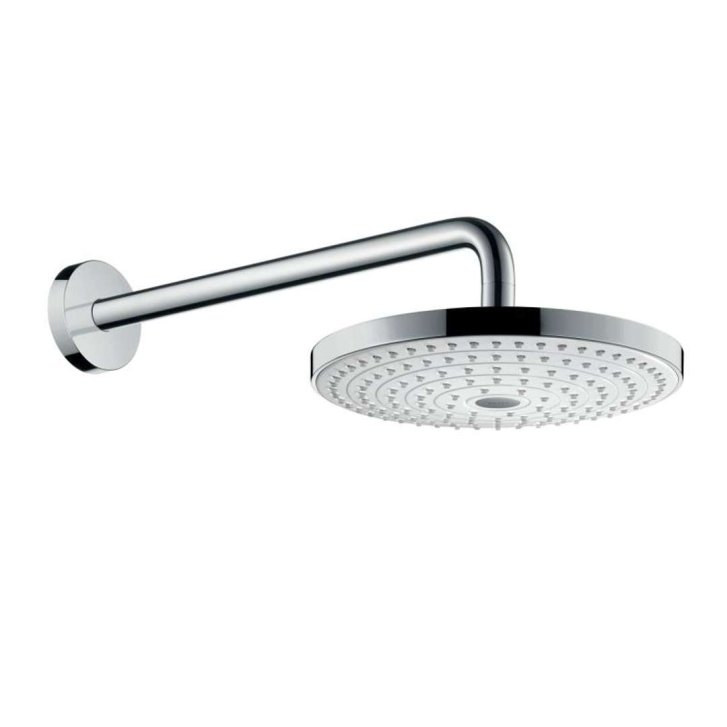 Hansgrohe Raindance Select S - Hlavová sprcha 240, 2 prúdy, sprchové rameno 39 cm, biela/chróm 26466400