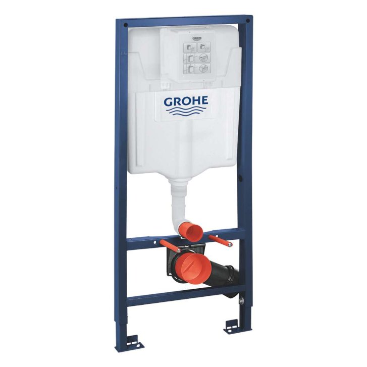 Grohe Rapid SL - Set predstenovej inštalácie, klozetu a dosky Villeroy & Boch, tlačidla Skate Cosmopolitan, chróm 38528SET-KB