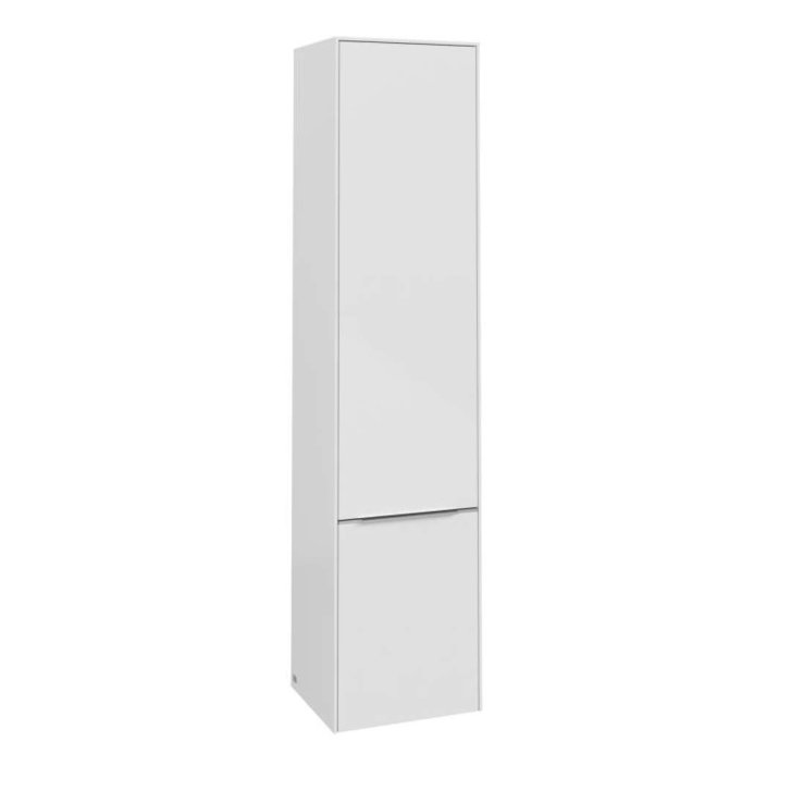 Villeroy & Boch Subway 3.0 - Vysoká skrinka, 40x171x36 cm, 2 dvierka, pánty vľavo, SoftClosing, Brilliant White C58600VE