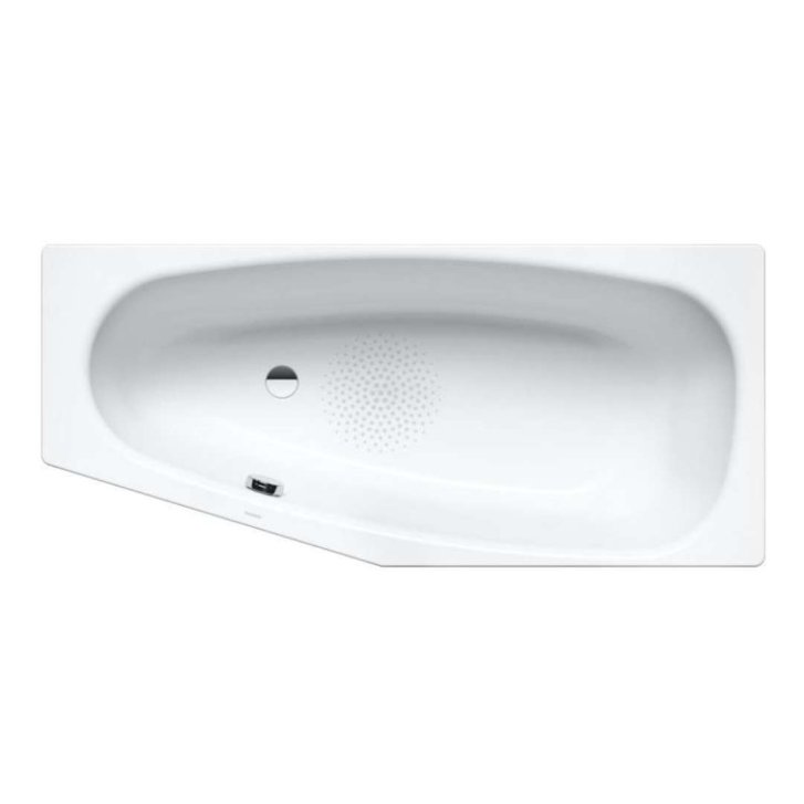 Kaldewei Advantage - Asymetrická vaňa Mini ľavá 832, 1570x 75/50 cm, antislip, biela 224830000001