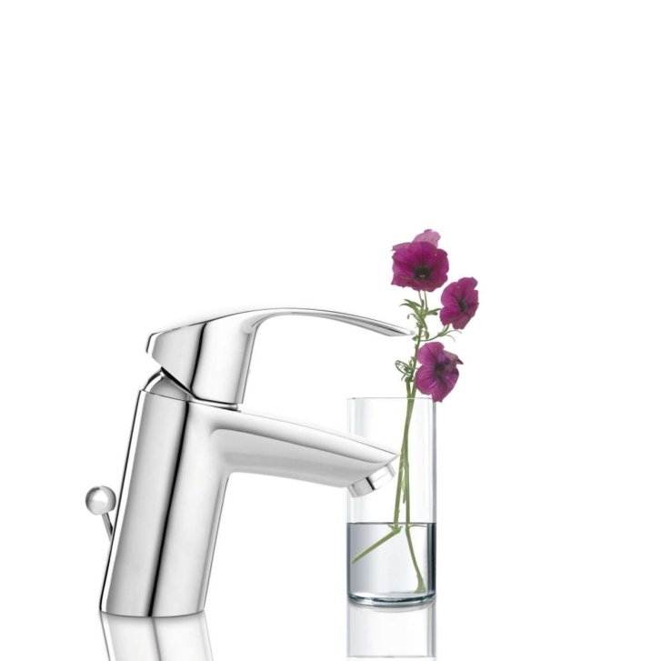 Grohe Eurosmart - Páková umývadlová batéria S, s výpustom, chróm 33265002