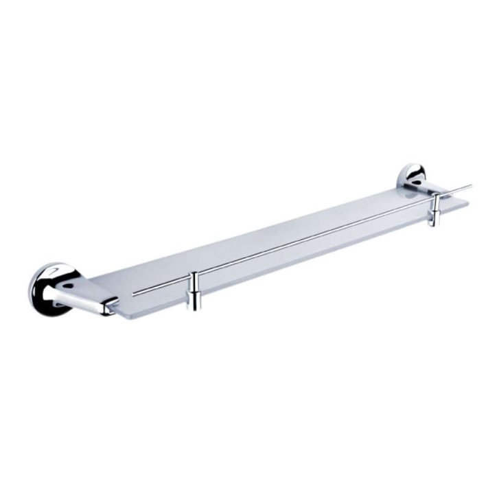 Nimco Monolit - Polička, dĺžka 58 cm, matné sklo/chróm MO 4091X-26