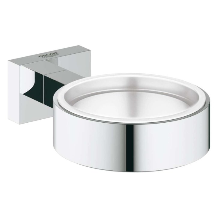 Grohe Essentials Cube - Držiak pohára/misky na mydlo, chróm 40508001