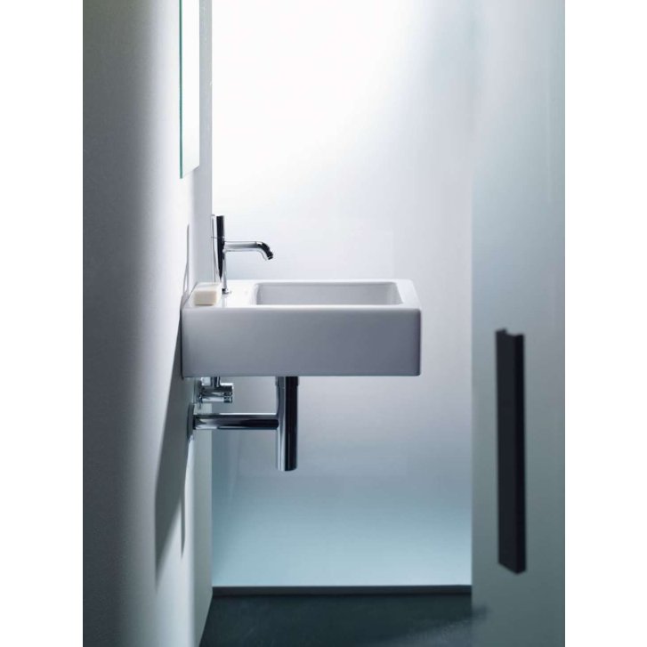 Duravit Vero - Umývadielko, 45x25 cm, s prepadom, s otvorom na batériu, biela 0702250000
