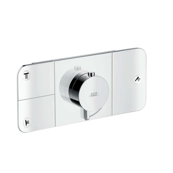 Axor One - Termostatická batéria pod omietku, na 3 spotrebiče, chróm 45713000