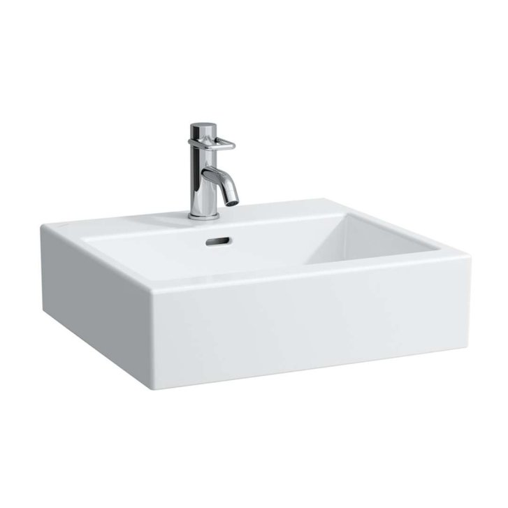 Laufen Living - Umývadlo na dosku, 50x46 cm, s 1 otvorom na batériu, biela H8174320001041