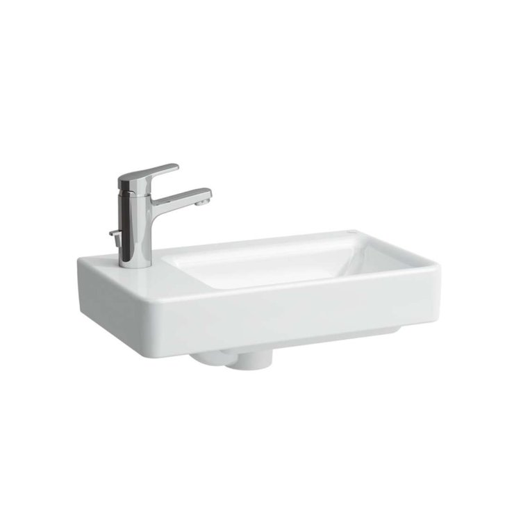 Laufen Pro S - Umývadielko, 48x28 cm, 1 otvor na batériu vľavo, biela H8159550001041