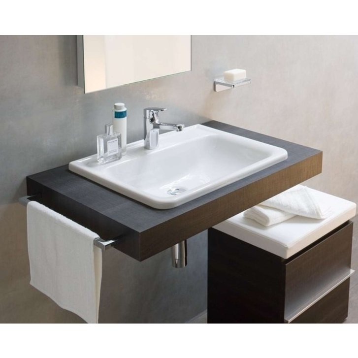 Laufen Pro S - Zápustné umývadlo, 56x44 cm, 1 otvor na batériu, biela H8189630001041