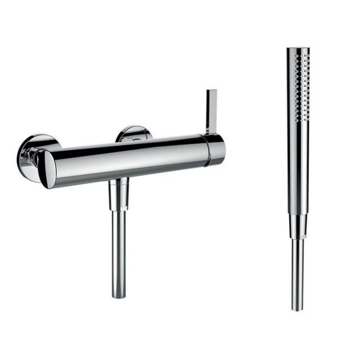 Laufen Kartell - Sprchová batéria s príslušenstvom, chróm H3313370041411