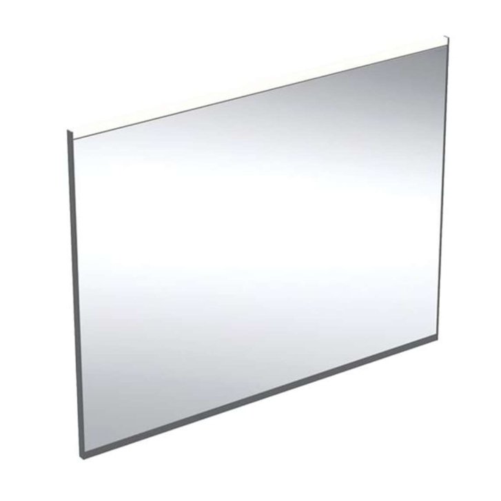 Geberit Option - Zrkadlo s LED osvetlením a vyhrievaním, 90x70 cm, matná čierna 502.783.14.1