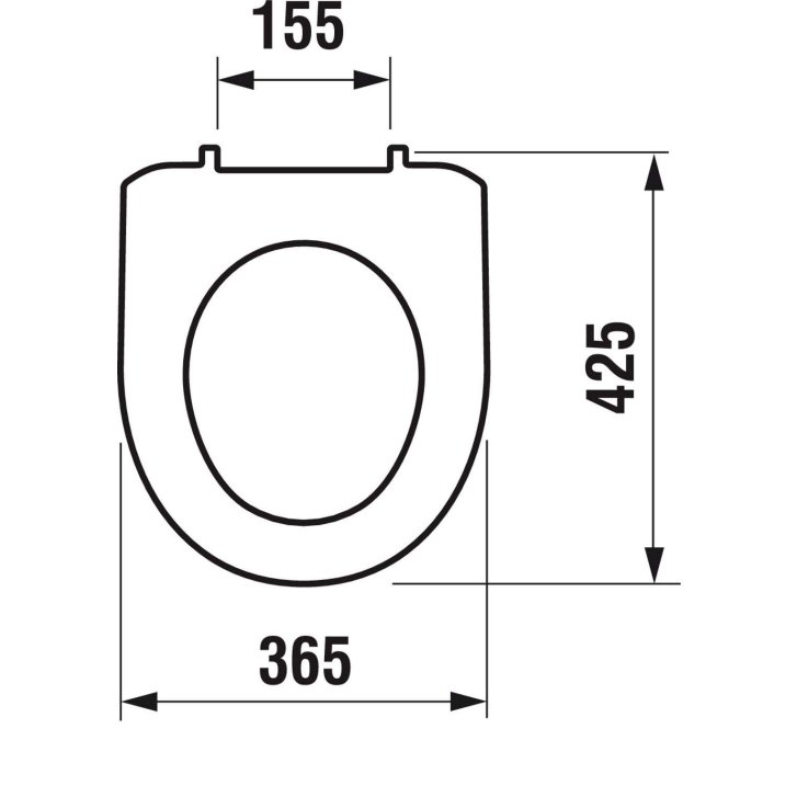 Jika Lyra plus - WC doska, biela H8933870000001