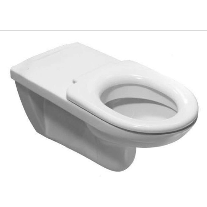 Jika Deep - WC sedadlo bez poklopu, Antibak, biela H8932823000631