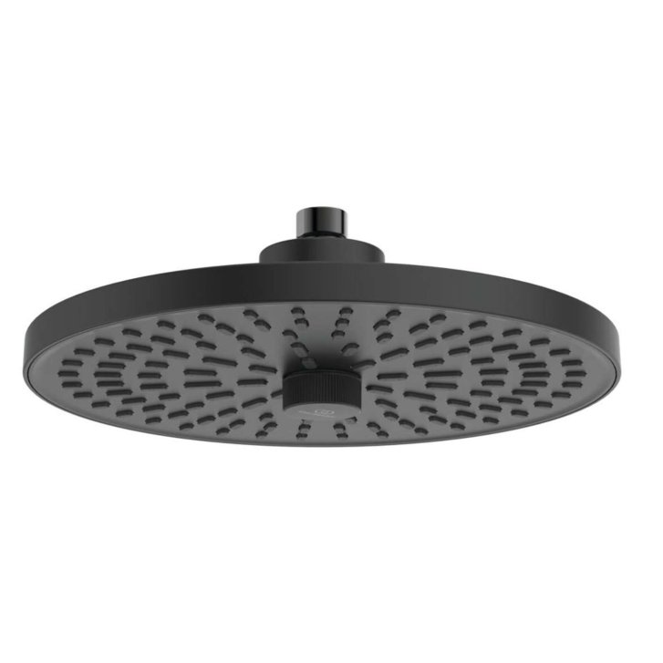 Ideal Standard ALU+ - Hlavová sprcha, priemer 26 cm, hodvábna čierna BD581XG