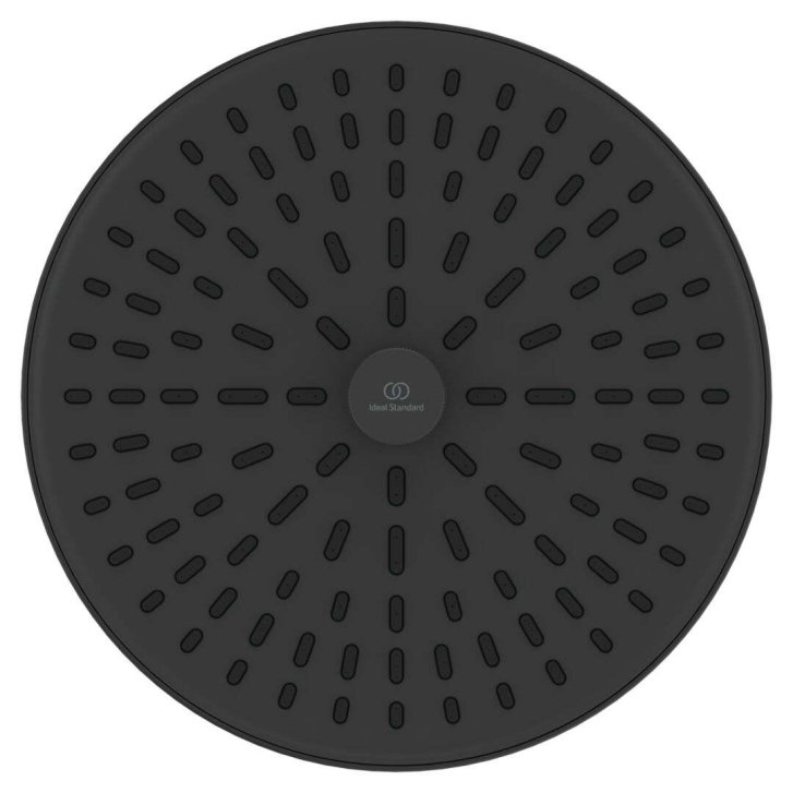 Ideal Standard ALU+ - Hlavová sprcha, priemer 26 cm, hodvábna čierna BD581XG