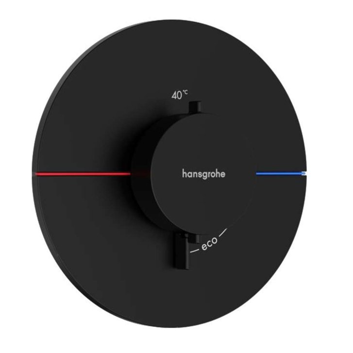 Hansgrohe ShowerSelect Comfort - Termostatická batéria pod omietku, matná čierna 15559670