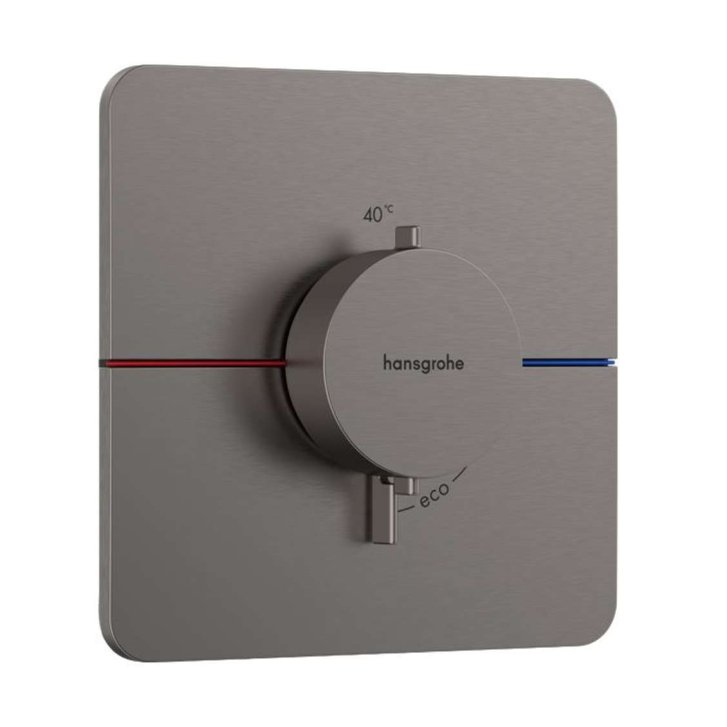 Hansgrohe ShowerSelect Comfort - Termostatická batéria pod omietku, kefovaný čierny chróm 15588340