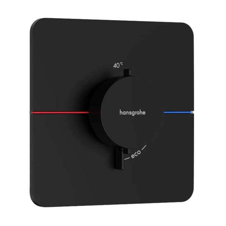 Hansgrohe ShowerSelect Comfort - Termostatická batéria pod omietku, matná čierna 15588670
