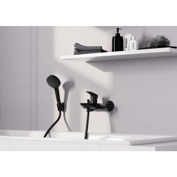 Hansgrohe Logis - Vaňová batéria, matná čierna 71400670