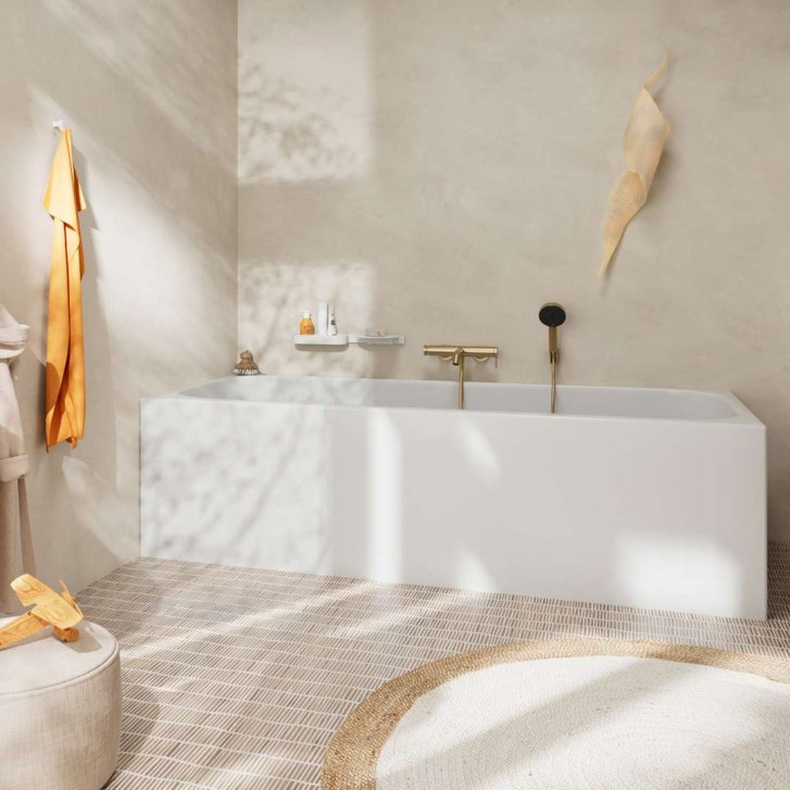 Hansgrohe Tecturis S - Vaňová batéria, matná čierna 73422670