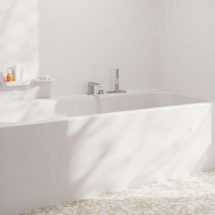 Hansgrohe Tecturis E - Batéria na okraj vane, 3-otvorová inštalácia, sBox, chróm 73443000