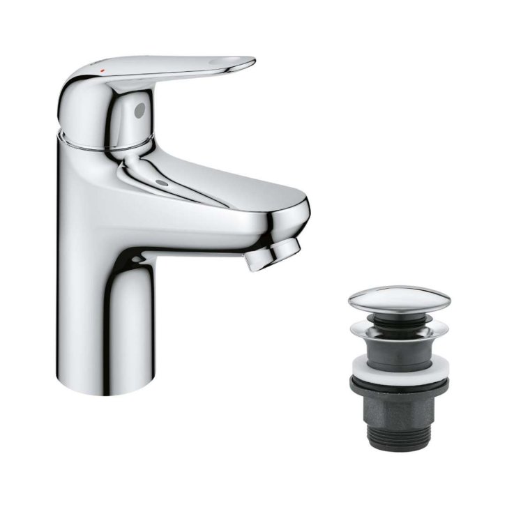 Grohe Swift - Umývadlová batéria, s výpusťou Push-Open, chróm 24318001