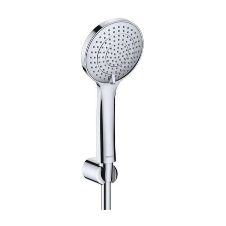 Duravit - Set sprchovej hlavice, držiaka a hadice, 3 prúdy, chróm UV0712002010