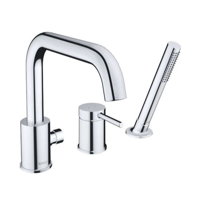 Duravit Circle - Batéria na okraj vane, 3-otvorová inštalácia, chróm CE5260000010