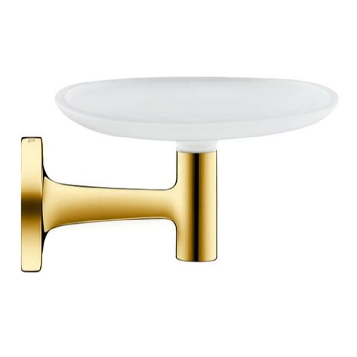 Duravit Starck T - Mydlovnička s držiakom, matné sklo/zlatá 0099333400