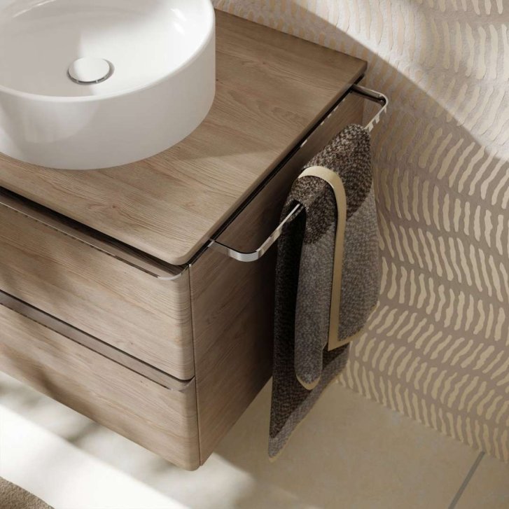 Hansgrohe Xelu Q - Držiak uteráka na nábytok, dĺžka 43 cm, chróm 54143000