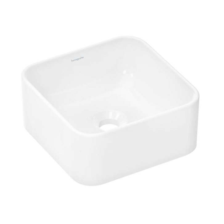 Hansgrohe Xuniva Q - Umývadielko na dosku, 30x30 cm, bez prepadu, biela 60167450