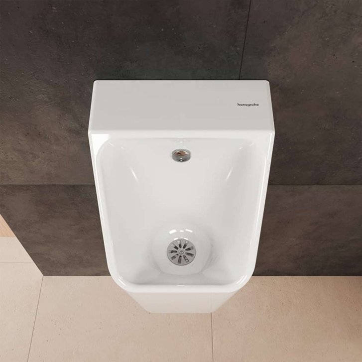Hansgrohe EluPura Original Q - Pisoár, zadný prívod vody, SmartClean, biela 61183450