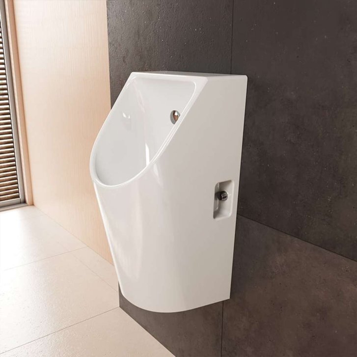 Hansgrohe EluPura Original S - Pisoár, zadný prívod vody, HygieneEffect, biela 62048450