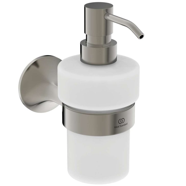 Ideal Standard La Dolce Vita - Dávkovač mydla s držiakom, sklo/Silver Storm T5510GN