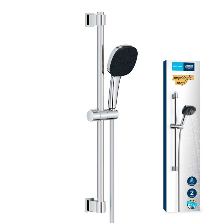 Grohe Vitalio Comfort - Set sprchovej hlavice, tyče a hadice, 2 prúdy, chróm 2639810E